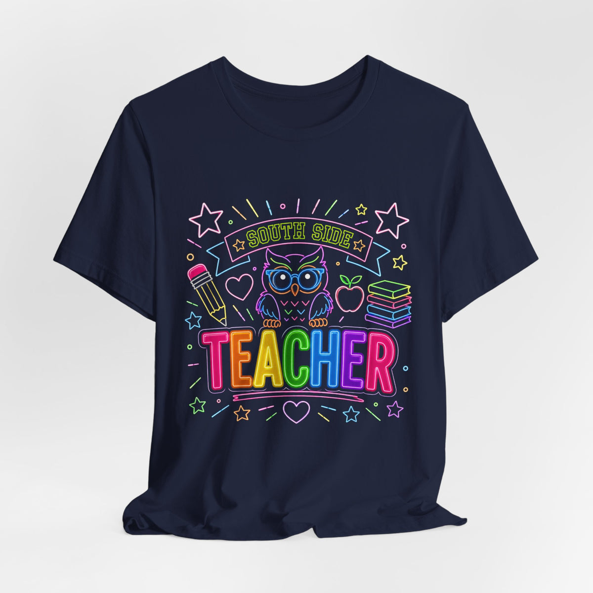 Teacher Neon Owl T-Shirt