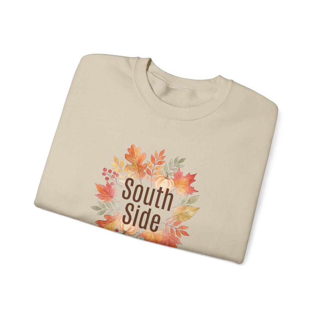 South Side Fall Leaves Crewneck Sweatshirt | Thanksgiving, Harvest